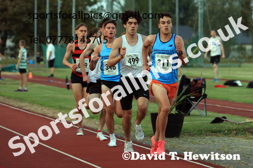 3000 metres, 2024 NEGP 6, Monkton Stadium,  Wednesday, August 14th.  Photo: David T. Hewitson/Sports for All Pics